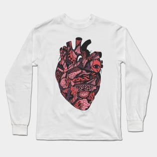 Transparent Heart Long Sleeve T-Shirt